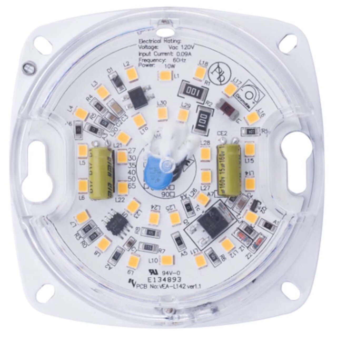 Sunlite 3-in 10w AC Light Engine Circular Module Retrofit Kit 3000K Warm White